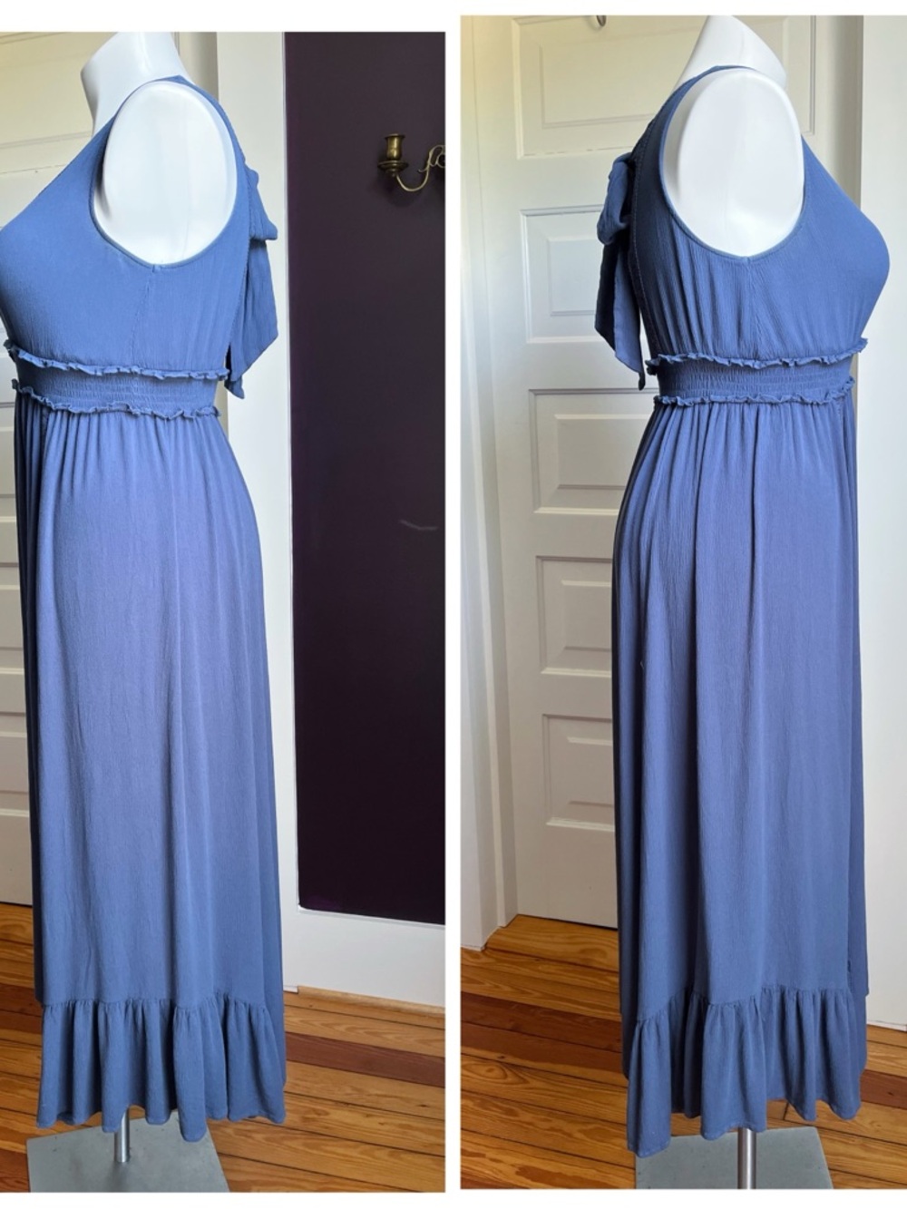 Blue lace maxi dress - Picture 9 of 9